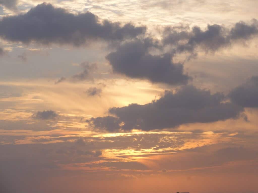 Wolken - Reisepuase