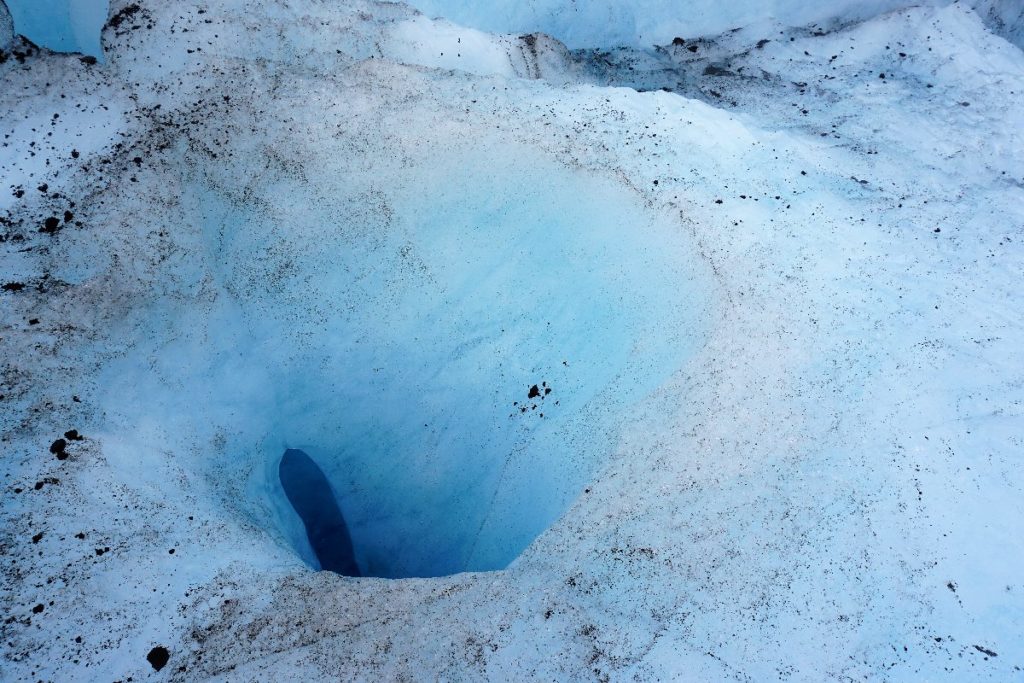 Gletscherwandeurng in Island