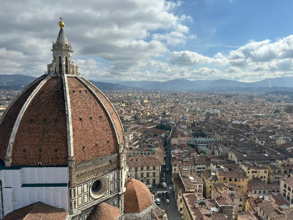 Blick auf die kathedrale Florenz