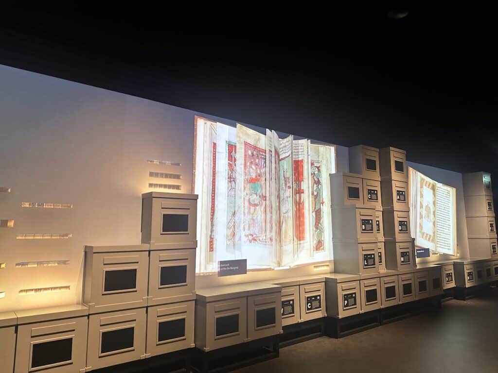 immersive Ausstellung Experience Book of Kells