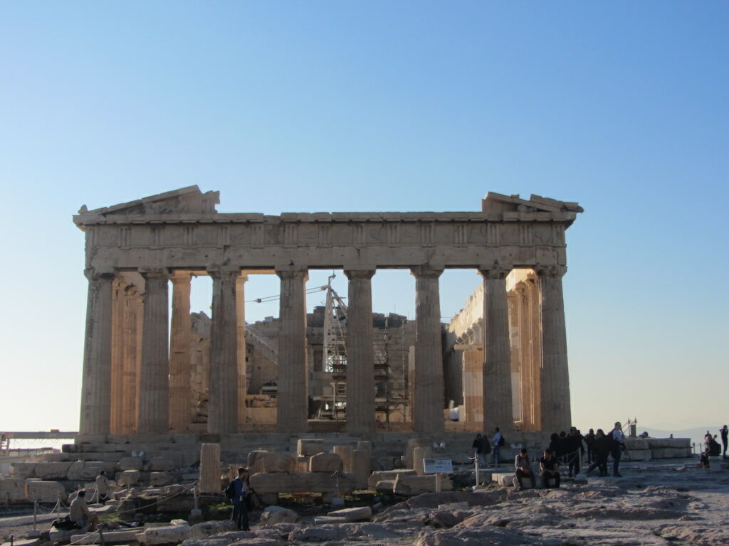 Rundgang Akropolis am späten Nachmittag