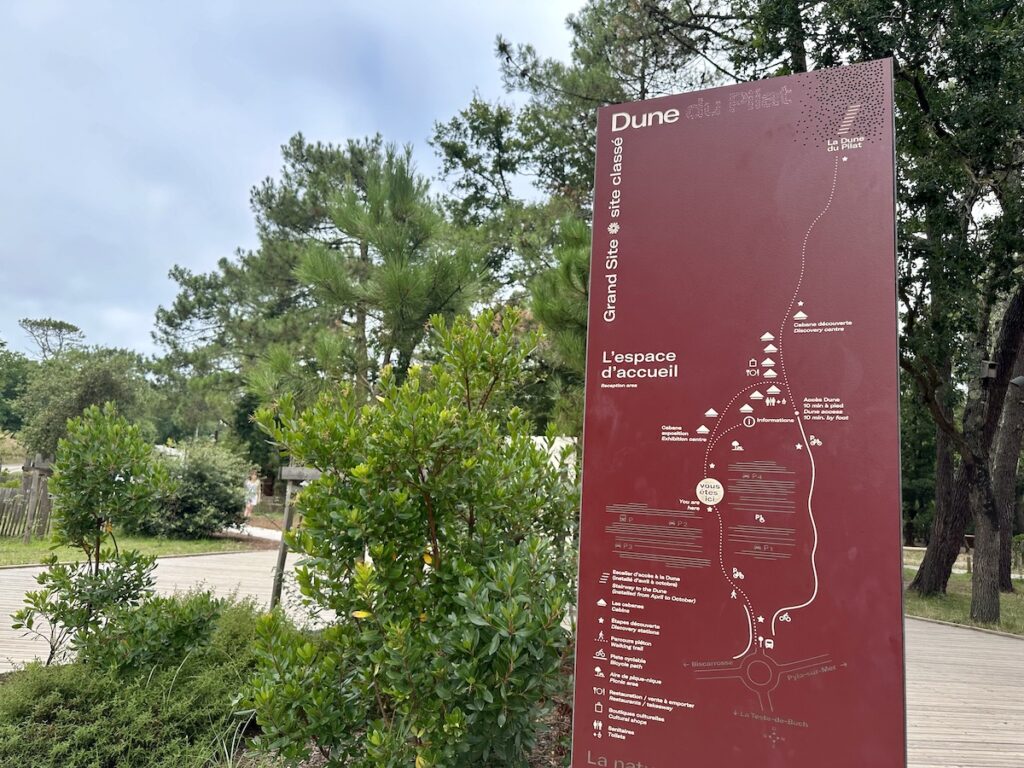 Dune du Pilat Karte