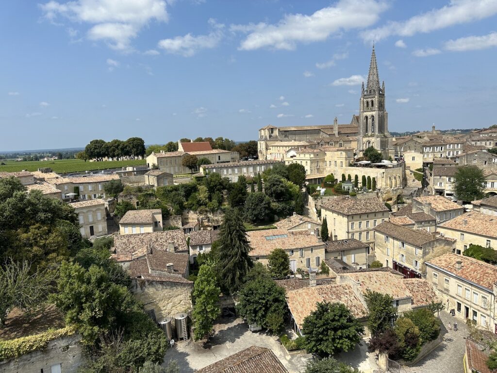 Blick vom Königsturm Saint Emilion