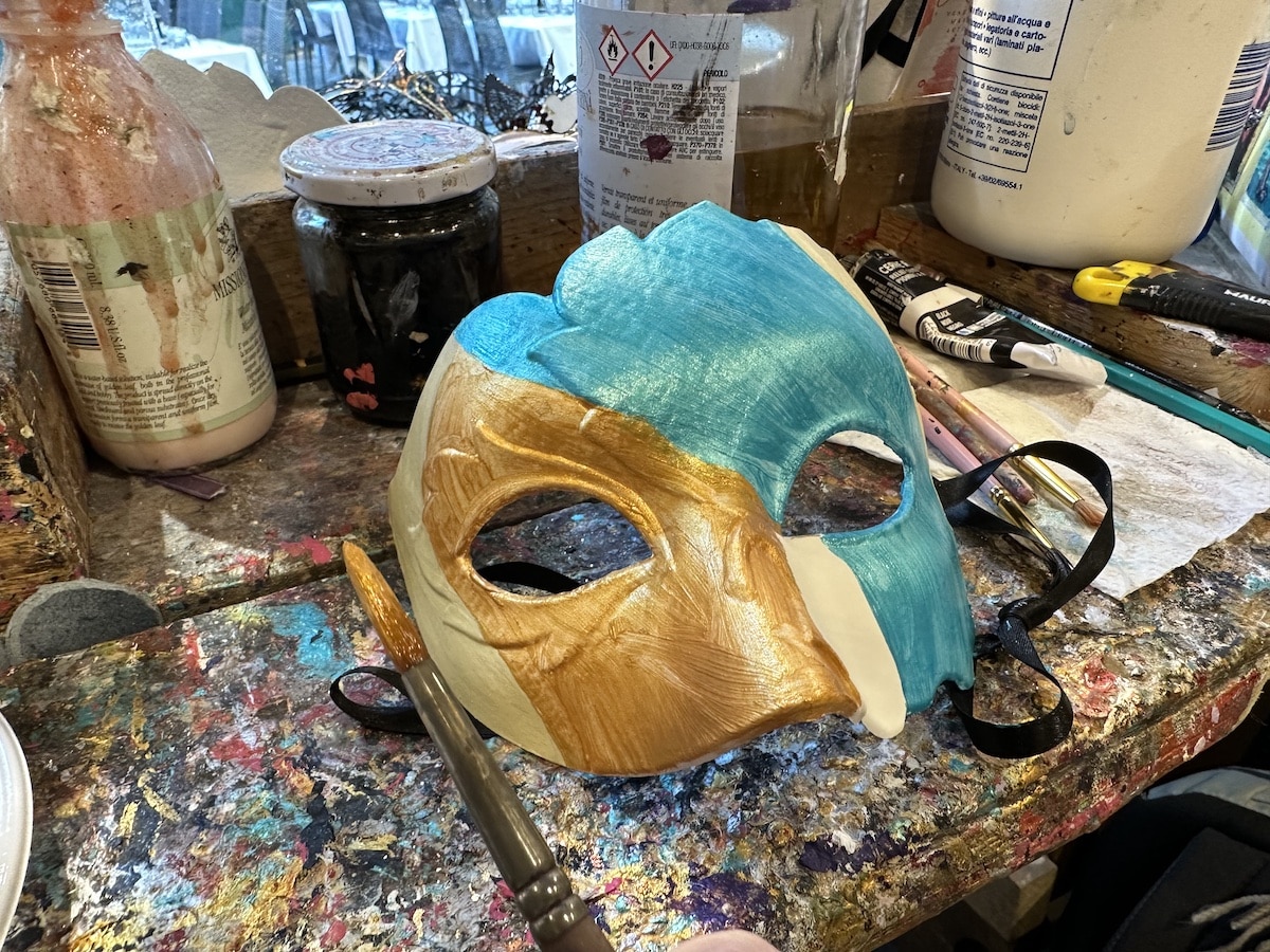 Maske bemalen