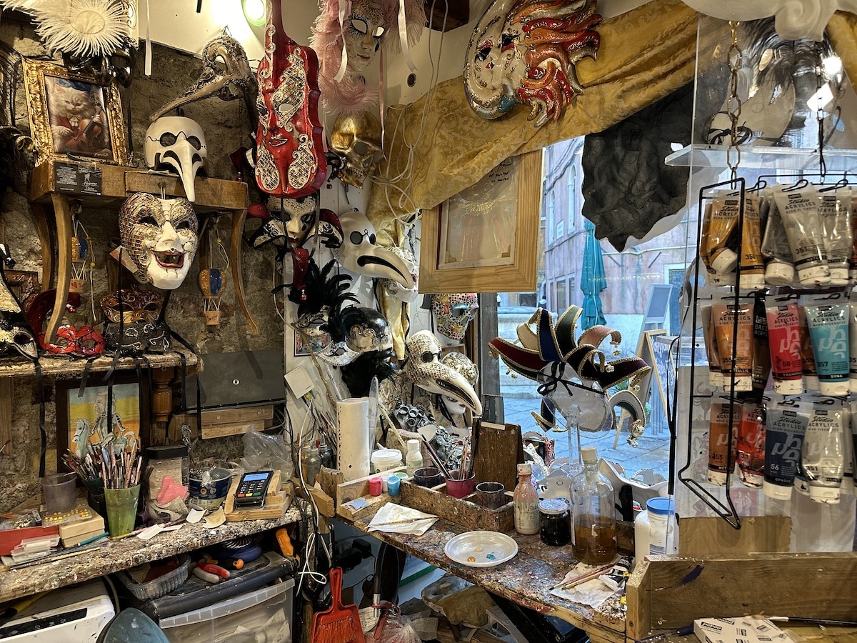 Maskenworkshop Venedig