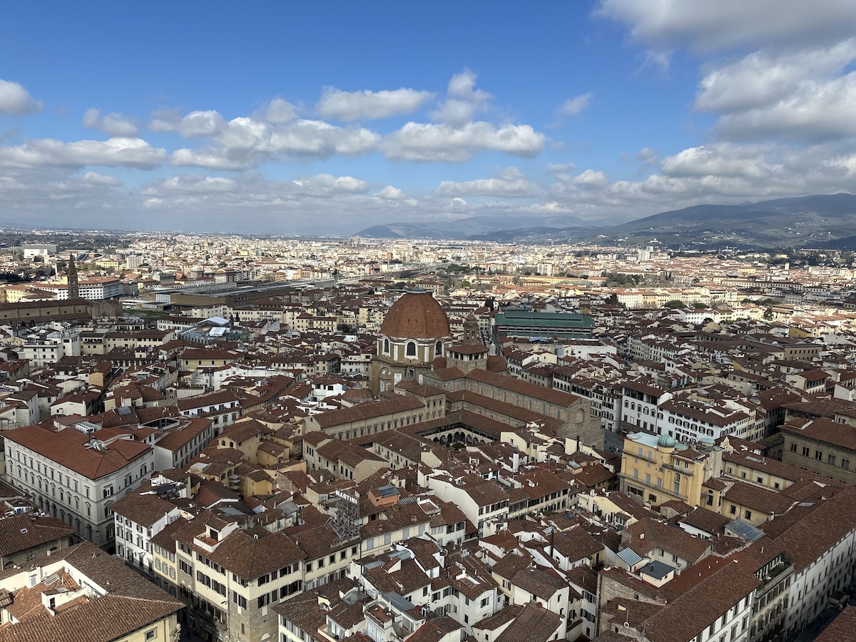 Aussicht über Florenz