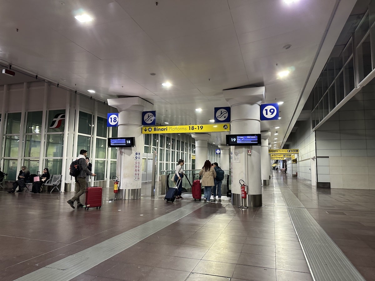 Bahnhof in Italien