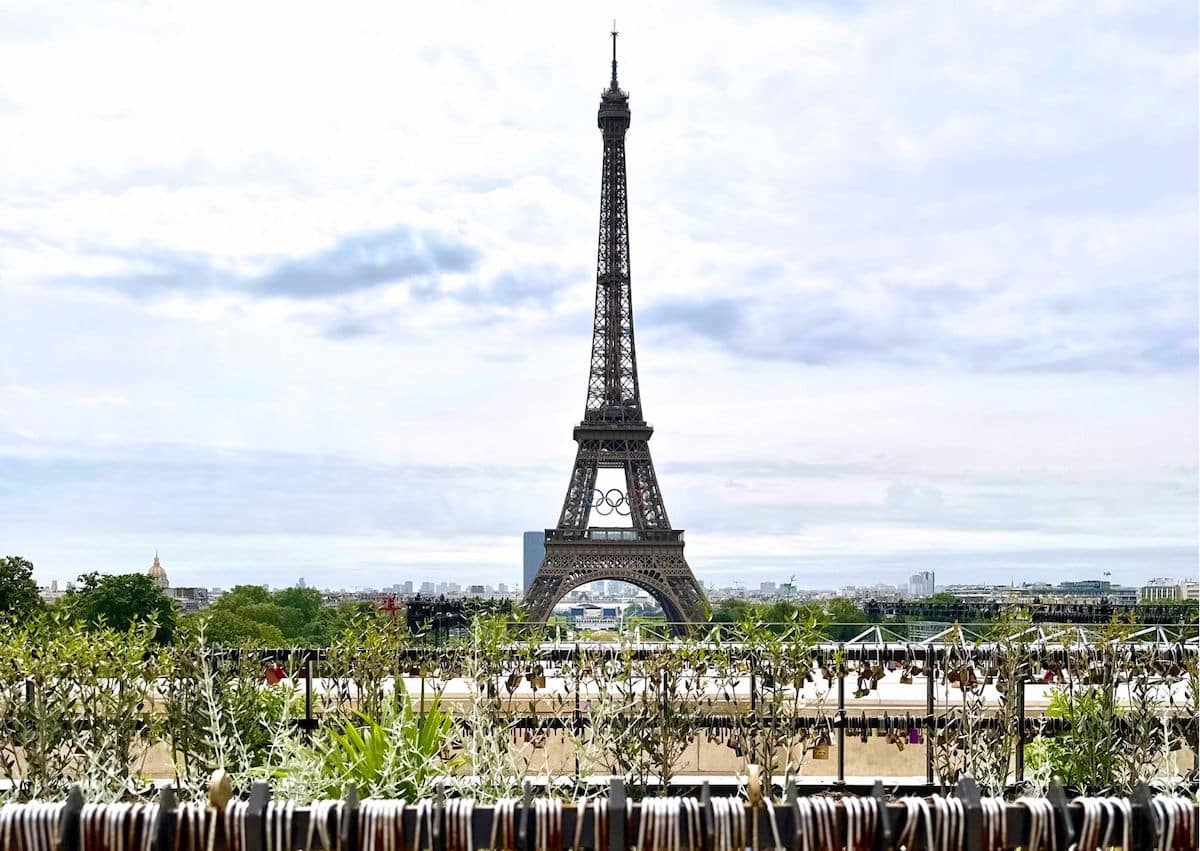 Eiffelturm Paris von Trocadéro-Platz