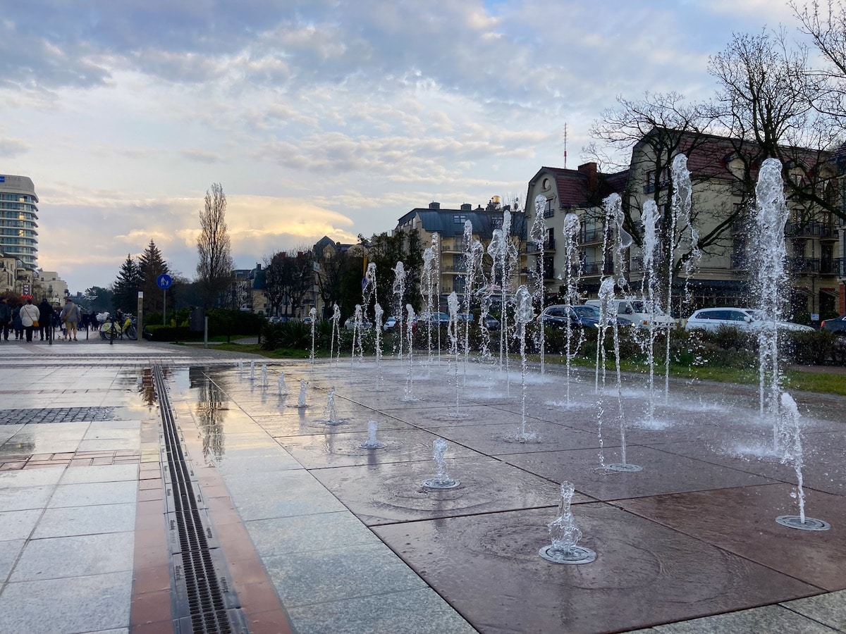 Promenade am Abend