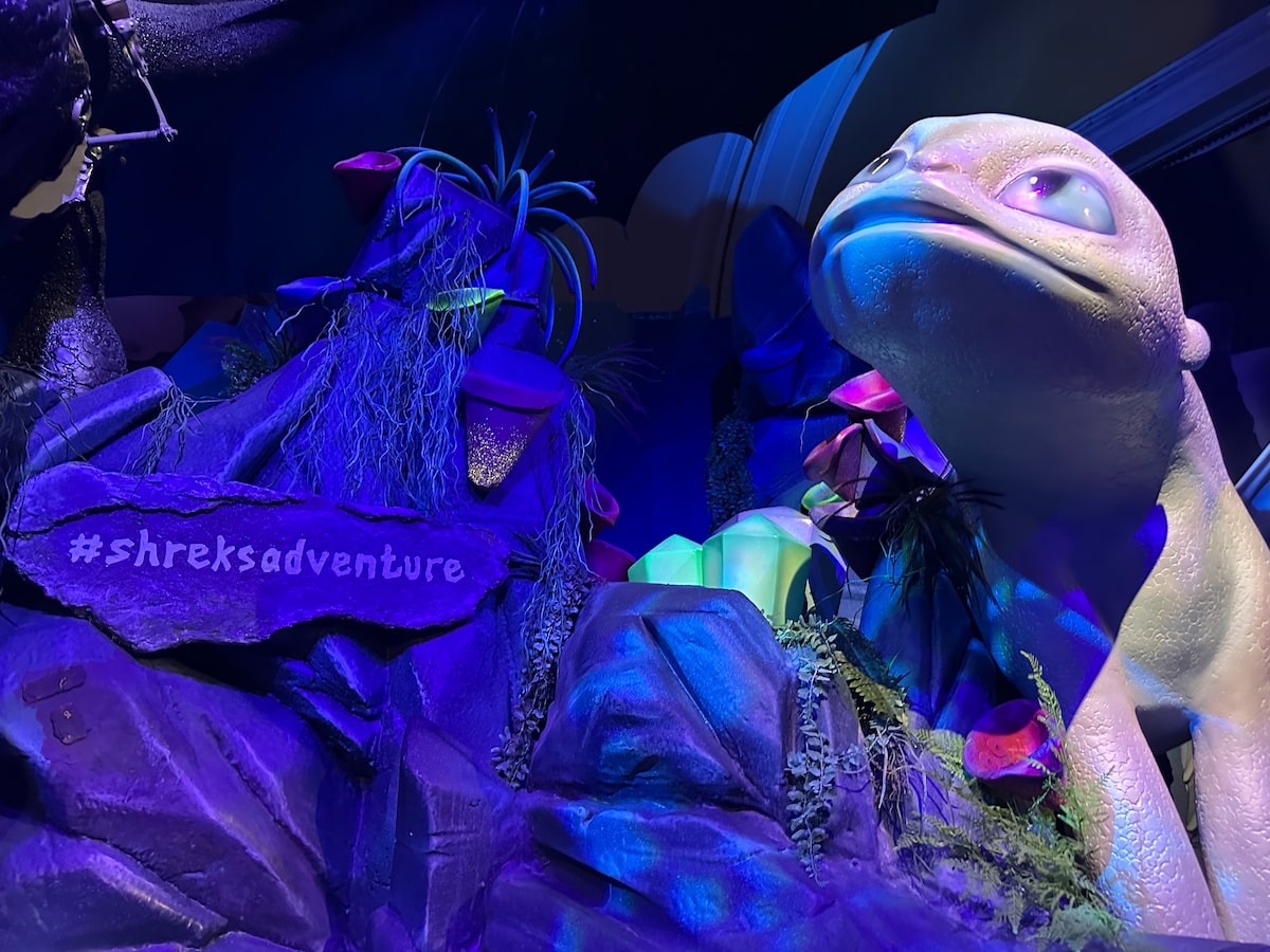 Ende der Tour- Foto Ecke Shrek Adventure London