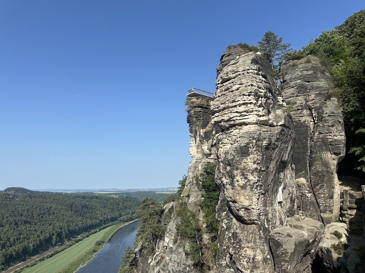 Blick auf die Elbe