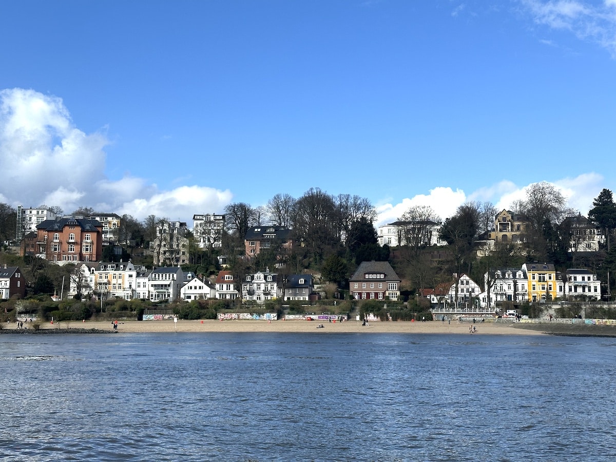Elbstrand Övelgönne Hamburg