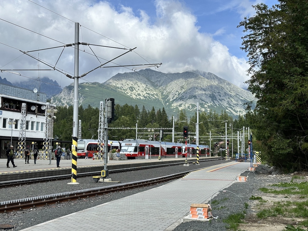 Tatrabahn in Štrbské Pleso