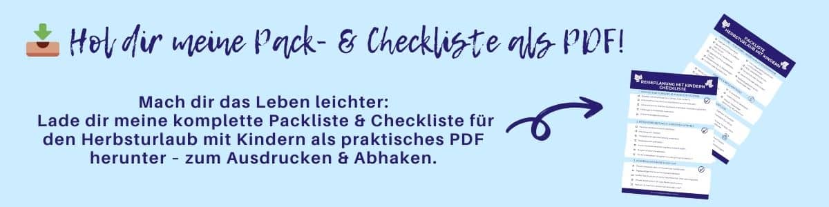 Packliste & Checkliste als Pdf Familienurlaub