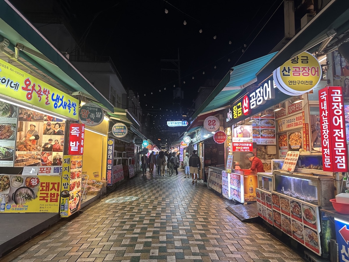 Streetfood Markt in Busan - reistipps Südkorea
