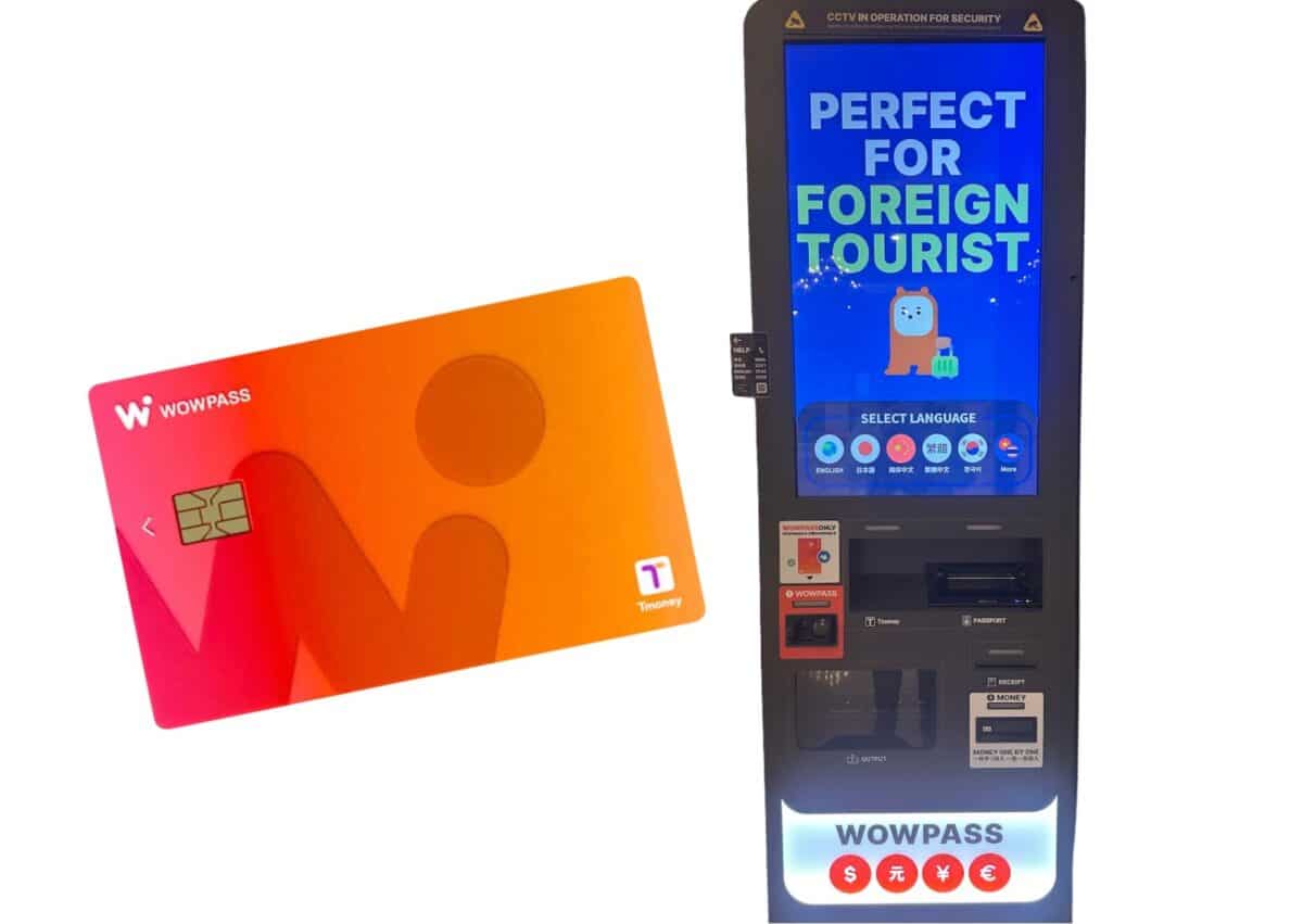 Wow Pass Maschine und Karte