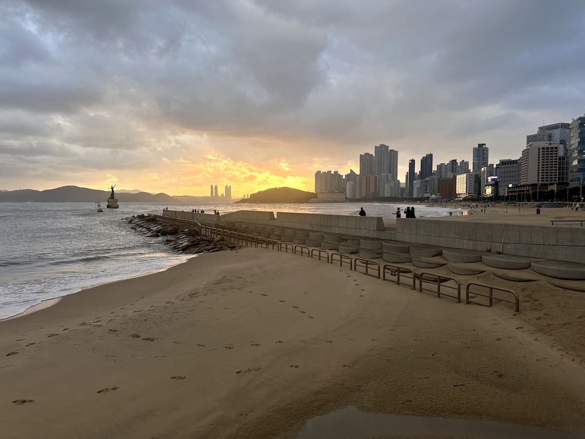 Übernachten in Busan mit Strandblick