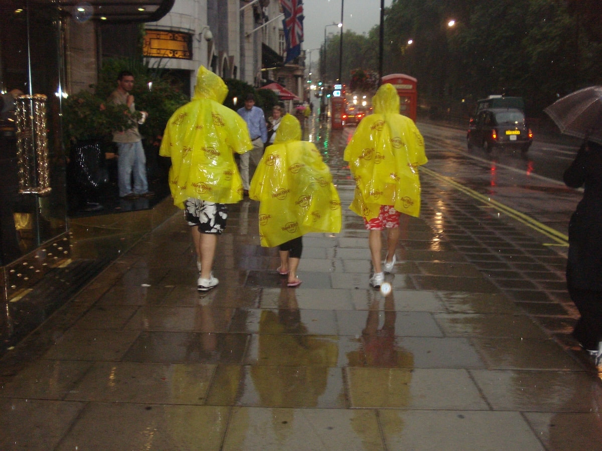 London im Regen