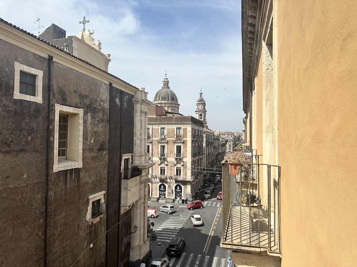 Blick aus dem Fenster